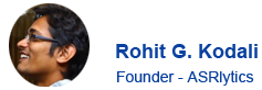 Rohit G Kodali founder asrlytics